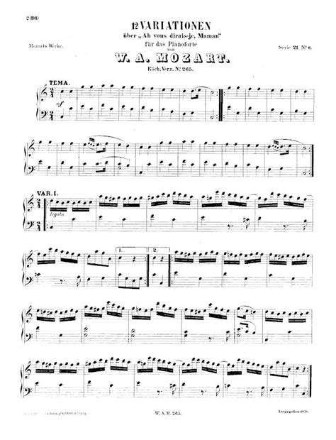 Pdf Mozart 12 Variations Of Twinkle Twinkle Little Star Dokumen Tips