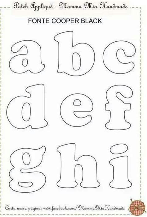 Molde De Letras Printable Alphabet Letters Alphabet Templates Felt