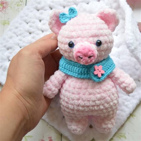 Amigurumi Plush Pig Free Crochet Pattern Amı