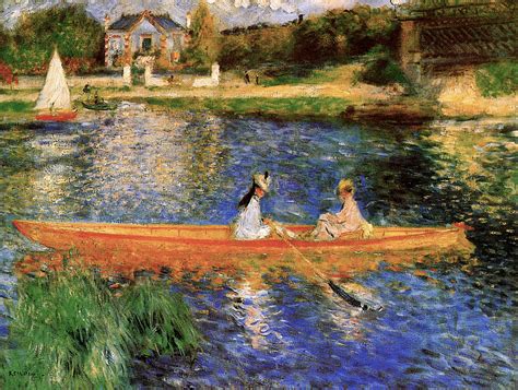Boating On The Seine By Renoir Illustration World History Encyclopedia