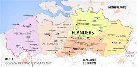 Own work, using united states national imagery and mapping agency data). Flanders Maps