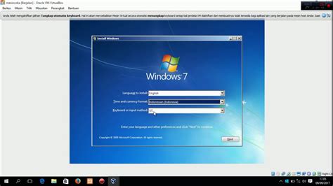 Tutorial Install Windows 7 Di Virtual Boxpenjelasan Youtube