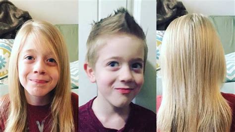 Autistic Utah Boy Cuts Long Hair For Charity Kutv