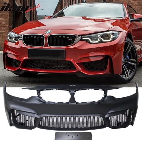 Fits 13 18 Bmw F32 4 Series M4 Style Front Bumper Conversion Mesh Pp