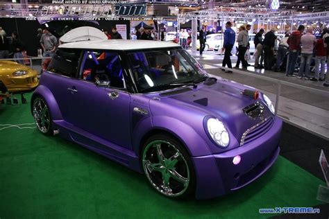 Purple Mini Cooper Mini Cooper Mini One Purple Car