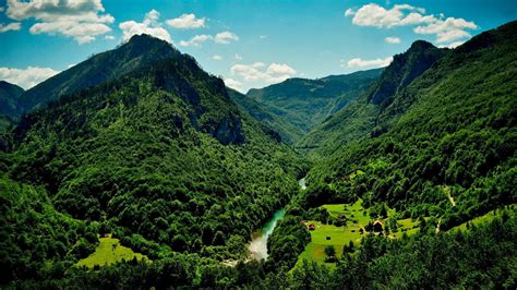 Summer Landscape Mount Durmitor Montenegro Desktop Hd