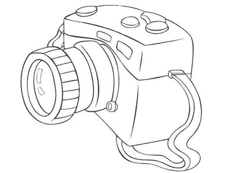 Photography With DSLR Camera Coloring Page : Coloring Sky