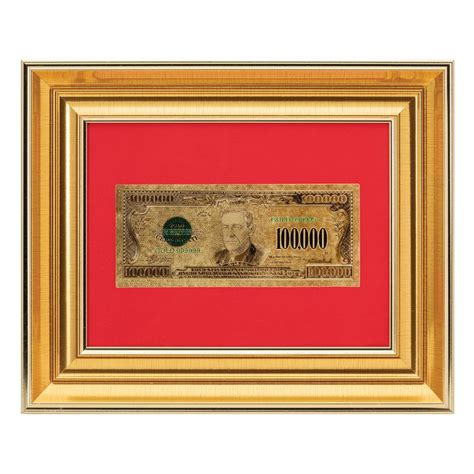 Gold Foil 100000 Bill Replica