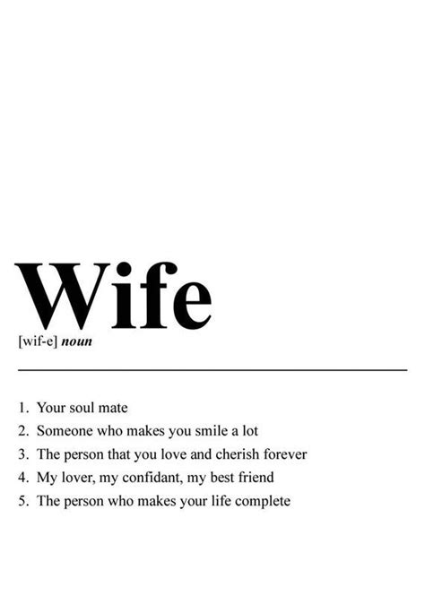 An Advertisement For A Woman S Life Magazine With The Words Wife In Black And White