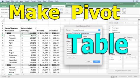 How To Make Pivot Table In Excel Pivot Table