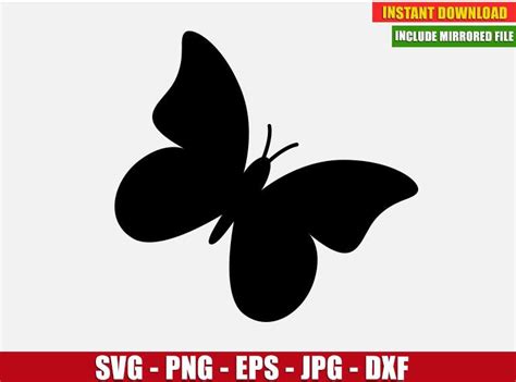 ⭐ Free SVG Cut File Butterfly for Cricut & Silhouette - Digital Freebie