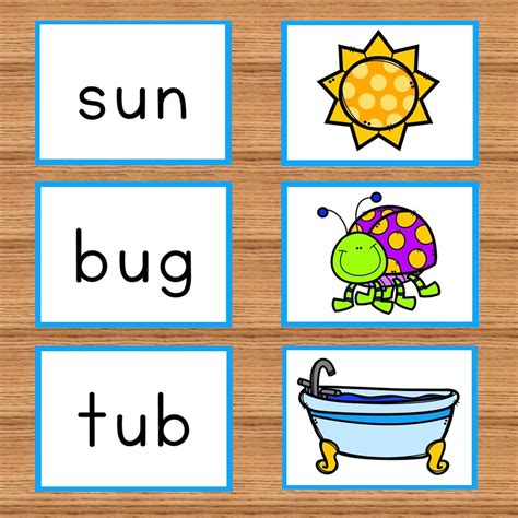 Short Vowel Flash Cards And Picture Cards Short U Made By Teachers