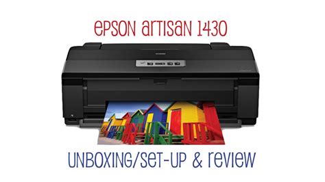 Epson Artisan 1430 Printer Review Youtube