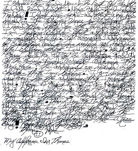Most Evil Handwriting Ever You Wont Believe This Criminals Actual