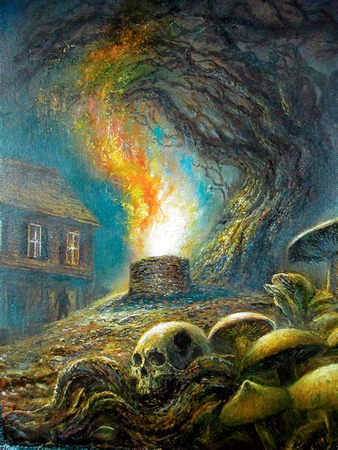 Find Out How Bob Eggleton Brought A Hp Lovecraft Scene To Life In Oils