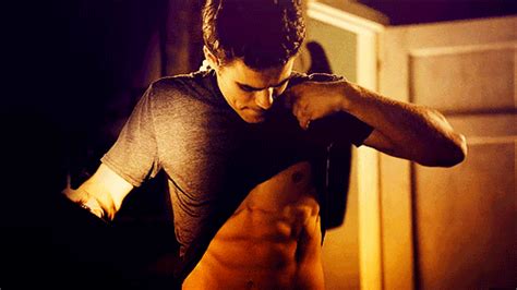 When Stefan Admires His Own Chiseled Physique The Vampire Diaries
