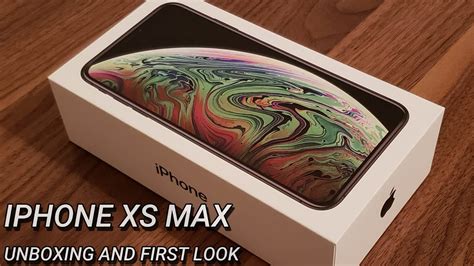 Iphone Xs Max Unboxing And First Look Youtube