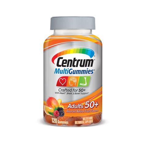 Centrum Multigummies 50 Adult Multivitamin Gummies Multivitaminmultimineral Supplement With