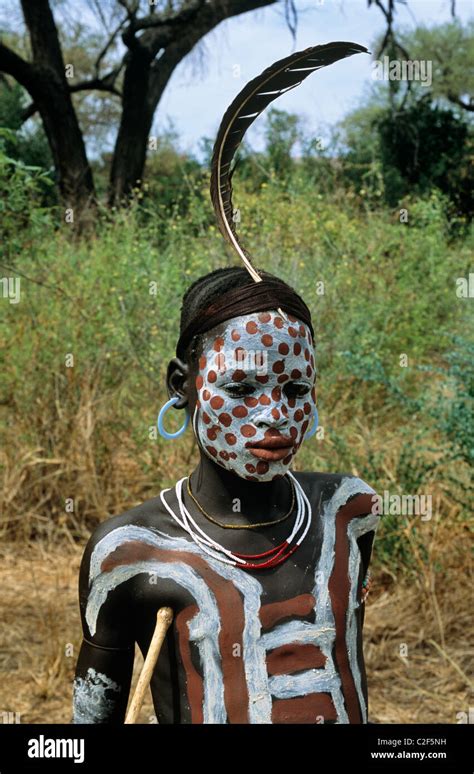 Mursi Tribe South Omo Ethiopia Stock Photo Alamy