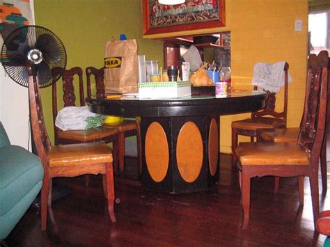 4 seater wooden dining set. 6 SEATER ROUND DINING TABLE SET FOR SALE from Manila ...