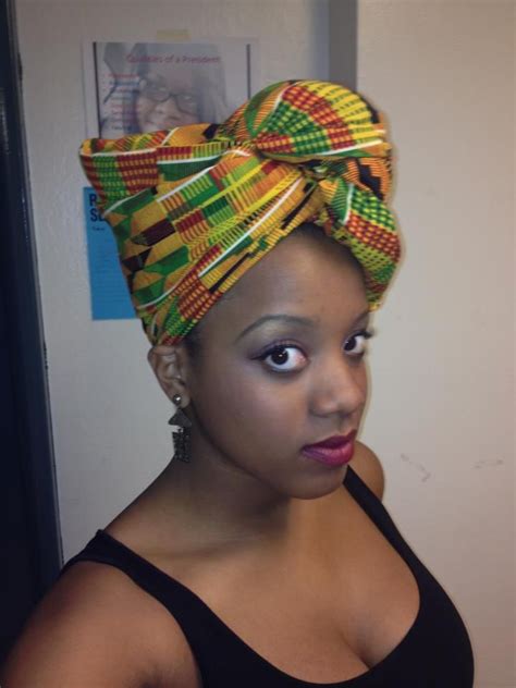 All Wrapped Up Love The Kente Print Turban Headwrap African Queen Kente
