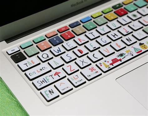 White Cute Skins Keyboard Stickers Laptop Macbook Keyboard Etsy Uk