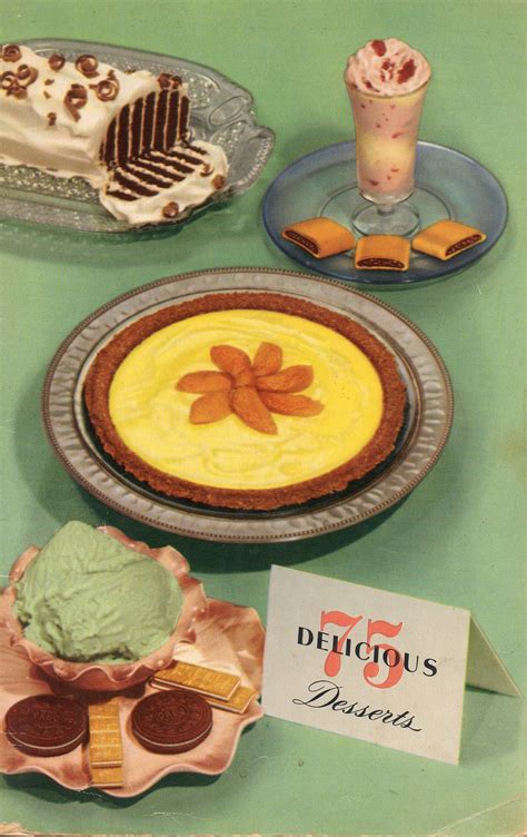 1940s Nabisco 75 Delicious Desserts Including A Recipe From Graham