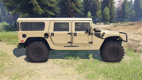 Hummer H1 Tan For Spin Tires