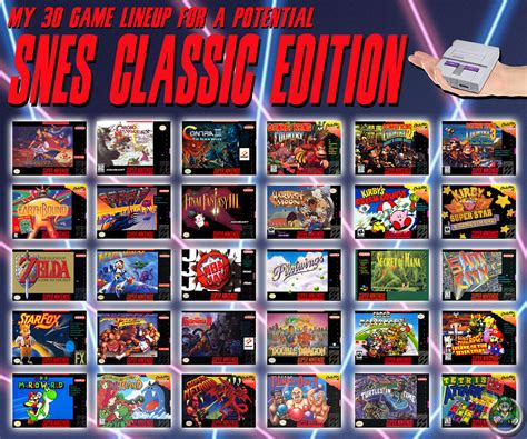 My 30 Game Lineup For A Potential Snes Classic Edition Flickr
