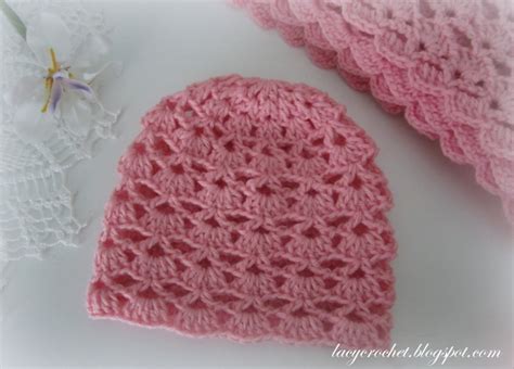 As an amazon associate we earn from qualifying purchases. Lacy Crochet: Lacy Shells Baby Hat Size 3-6 Months