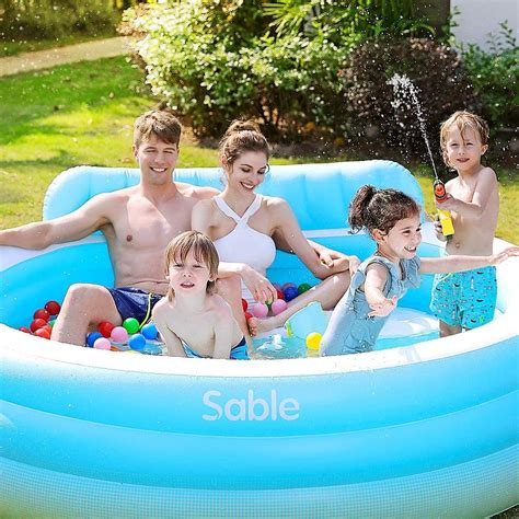 H2ogo Splash In Shade Play Pool Orange The Best Inflatable Pools Popsugar Smart Living Photo 12