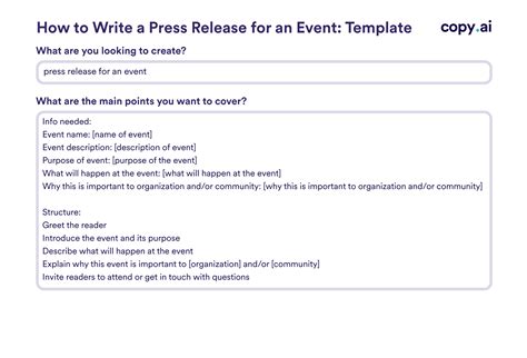 Press Release For An Event Templates How To Write And Examples
