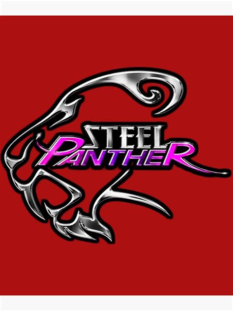 Steel Panther Band Logo Poster For Sale By Vantincanctc Redbubble