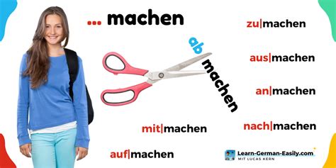 The German Verb Machen And Its Prefixes Conjugation