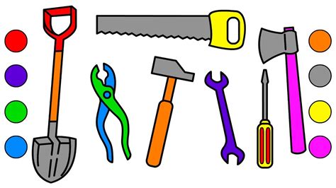 Hand Tools Drawing Free Download On Clipartmag