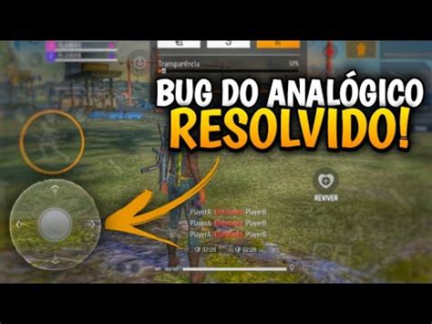 Como Resolver O Bug Do Anal Gico E Touch No Free Fire Youtube