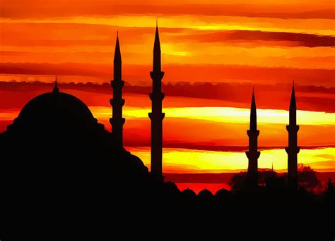 Mosque At Sunset Photograph By Diane Geddes