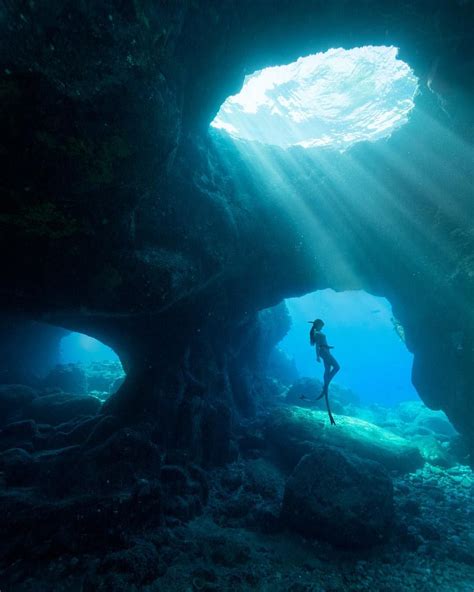 Underwater Caves Underwater Photos Underwater Photography Nature