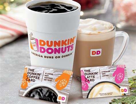 Check spelling or type a new query. Dunkin Donuts: Dunkin' Holiday Coffee or Latte Card Only $10