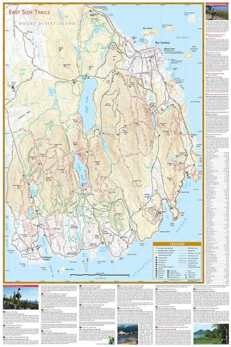Acadia National Park Waterproof Trail Map Alpenglow Adventure Sports