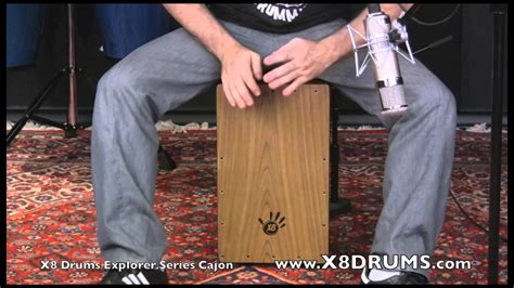 X8 Drums Endeavor Series Cajon Drum Youtube