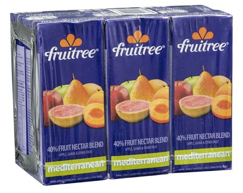 Fruitree Mediterranean Nectar Blend 24 X 200ml Shop Today Get It Tomorrow