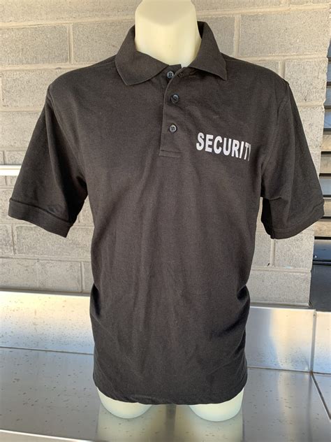 0134 Security Polo Shirt Security Crowd Controller Bouncer 100