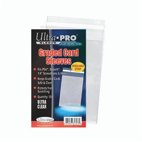 Ultra Pro Graded Card Sleeves Pack Columbia Hobby Card Savers