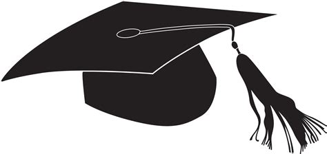 Top Graduation Hat Flying Caps Clip Art Cap Line Images Clipartix