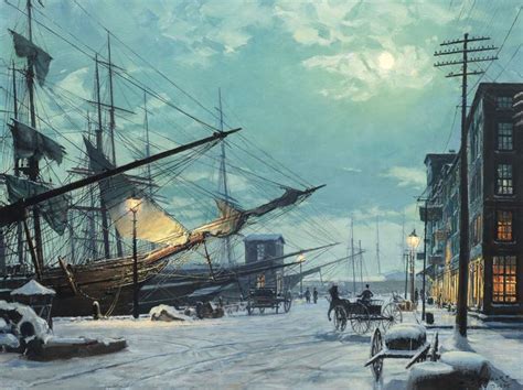 John Stobart B 1929 South Street New York Christies Maritime