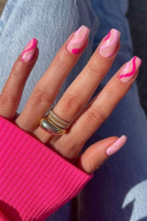 50 Best Acrylic Pink Coffin Nails Design Ideas To Try 2021 Zohal