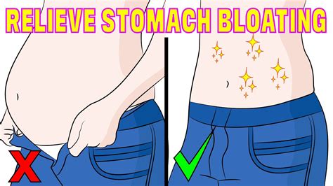 How To Fix A Bloated Stomach Naturally In 4 Minutes Youtube
