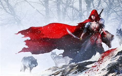 Red Riding Hood Background