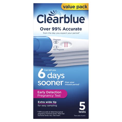 Clearblue Early Detection Pregnancy Test 5 Count